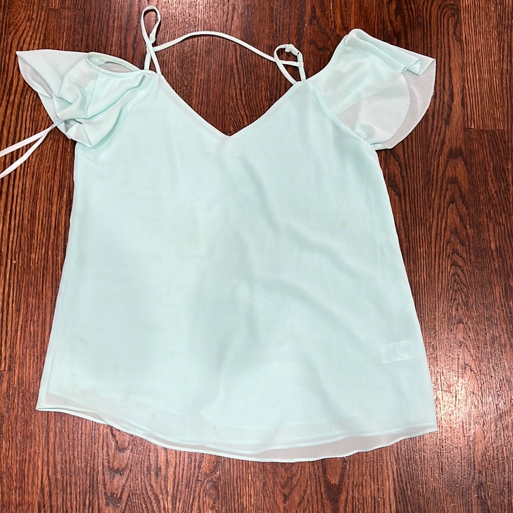 Turquoise blouse